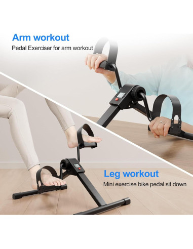 Ejercitador de Pedales Superun O1 Bajo Escritorio con Pantalla LCD