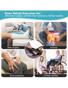 Ejercitador de Rodilla HOOMTREE Z49SN021 con Correa Ajustable 2