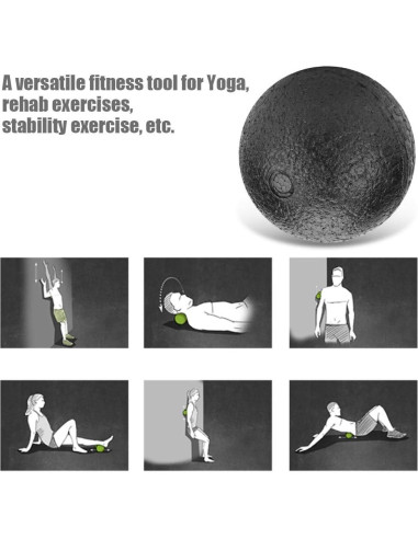Bola de Espuma de Alta Densidad 10cm WGFOIP para Masaje