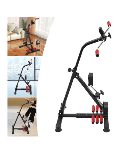 Ejercitador de Pedales YIYIBYUS para Fitness y Rehabilitación - Resistencia Ajustable, Pantalla LCD