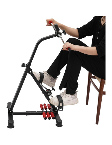 Ejercitador de Pedales YIYIBYUS para Fitness y Rehabilitación - Resistencia Ajustable, Pantalla LCD