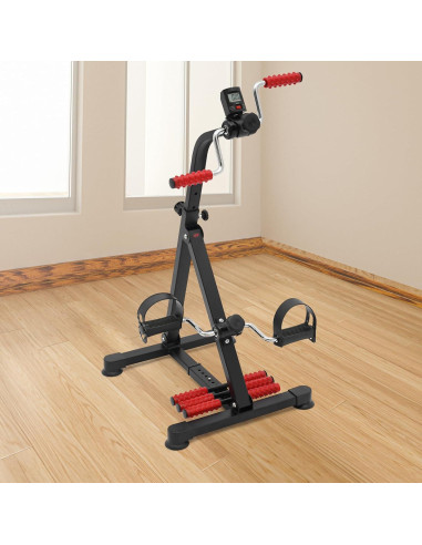 Ejercitador de Pedales YIYIBYUS para Fitness y Rehabilitación - Resistencia Ajustable, Pantalla LCD