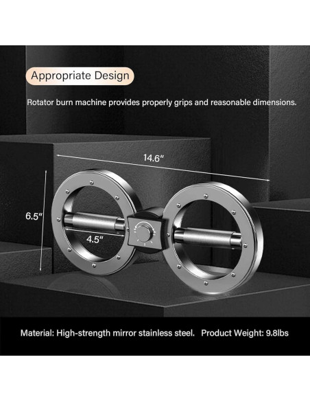 Máquina de Ejercicio Genérico Burn con Brazo Rotatorio 3.6-6.8 kg
