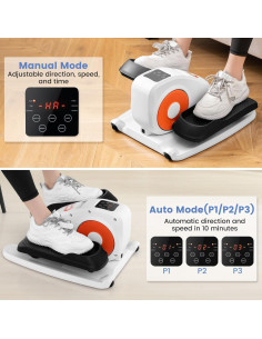 Goplus Máquina Elíptica Bajo Escritorio Compacta 7 kg 2