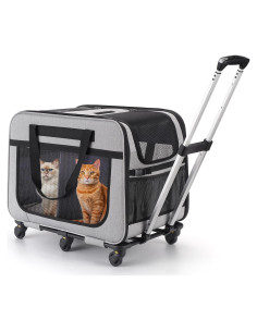 Transportín Doble Extra Grande HOVONO para Mascotas 18 Kg