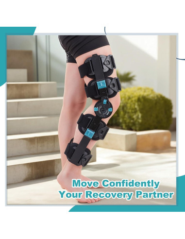 Férula de Rodilla ROM Mathgetin Ajustable para Rehabilitación