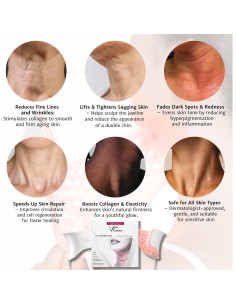 Máscara LED Antienvejecimiento para Cuello Anacis - Cuidado de Piel 2