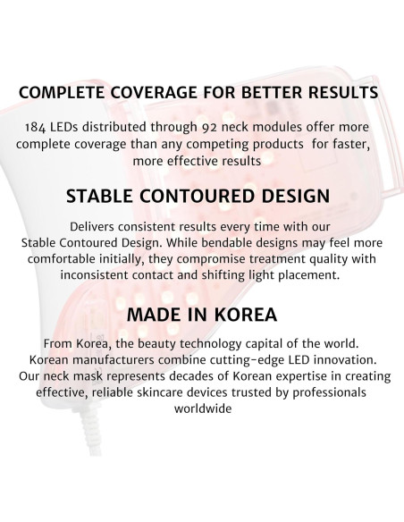 Máscara LED Antienvejecimiento para Cuello Anacis - Cuidado de Piel