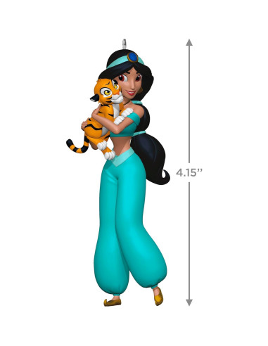 Adorno Navideño Hallmark 2024 Princesa Jasmine y Rajah