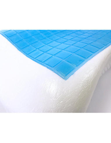 4 Almohadas Espuma de Memoria QQbed Gel Frío Tamaño Queen