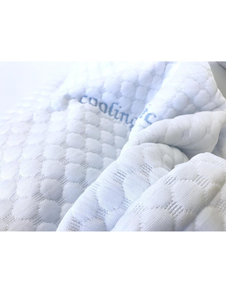 4 Almohadas Espuma de Memoria QQbed Gel Frío Tamaño Queen