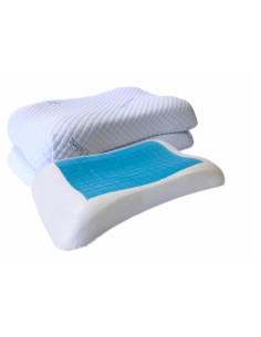 Juego de 3 Almohadas Viscoelásticas QQbed Queen con Gel Frío