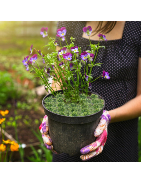 Grupo de Césped Artificial Vaguelly 50 Piezas Resina Verde