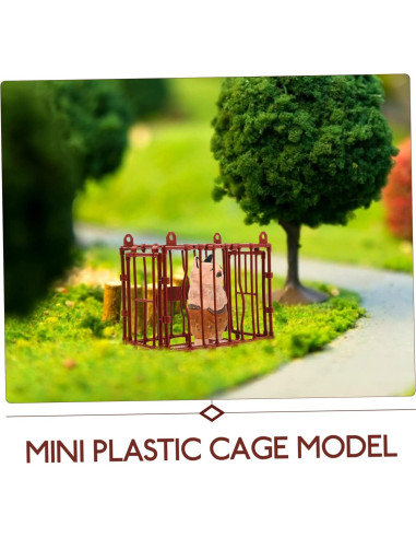 5 Piezas Jaulas Miniatura Decorativas Vaguelly 9.5x8x5.5cm