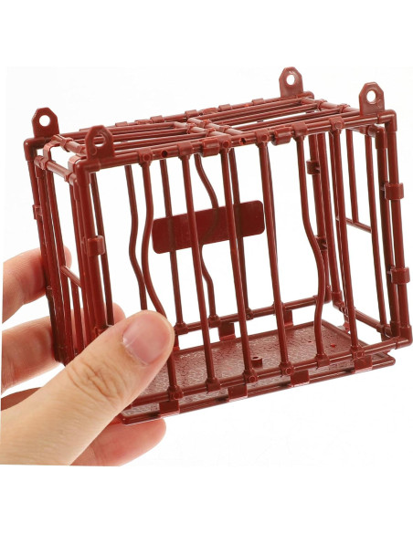 5 Piezas Jaulas Miniatura Decorativas Vaguelly 9.5x8x5.5cm