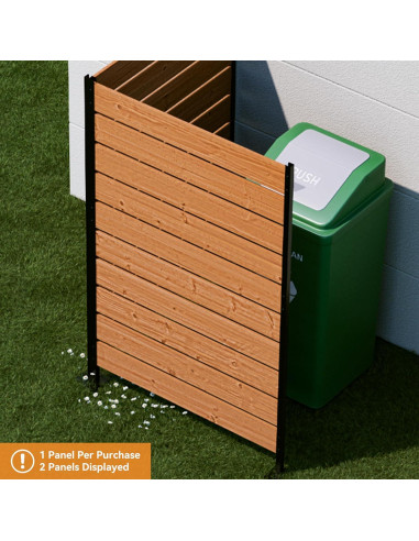 Pantalla de Privacidad de Madera Cedro 1 Panel 1.82 m x 0.98 m