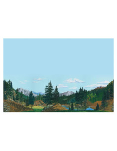 Fondo Alto de Madera Walthers SceneMaster 61 x 91.4 cm