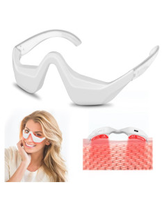 Gafas de terapia de luz roja LED Nutra Light, 4 modos, antiarrugas