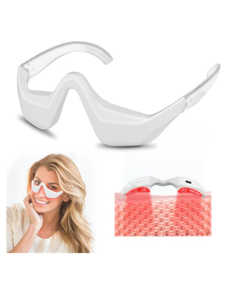 Gafas de terapia de luz roja LED Nutra Light, 4 modos, antiarrugas