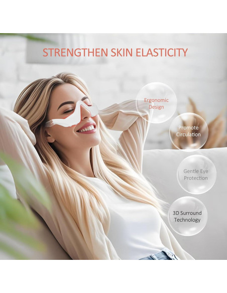 Gafas de terapia de luz roja LED Nutra Light, 4 modos, antiarrugas