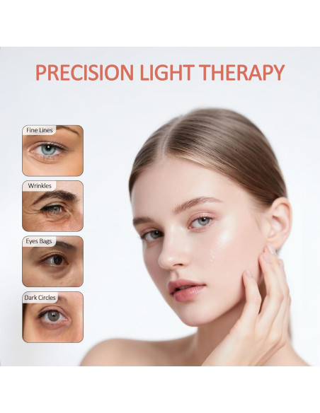 Gafas de terapia de luz roja LED Nutra Light, 4 modos, antiarrugas