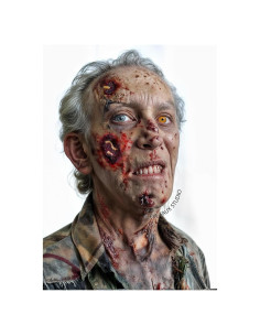 Apósito Prostético de Látex Fxe Faux Studio - 2 Piezas Maggots