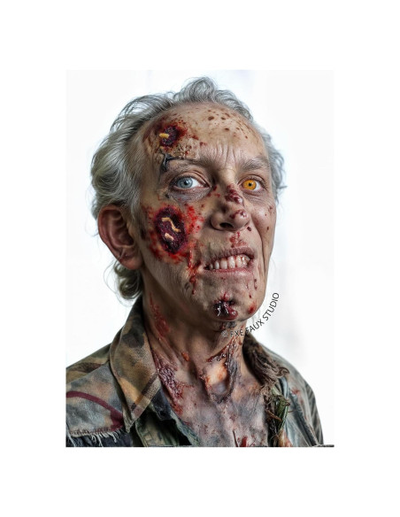 Apósito Prostético de Látex Fxe Faux Studio - 2 Piezas Maggots