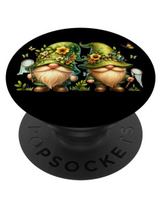 PopSockets PopGrip Estándar Gnomos de Primavera con Mariposas