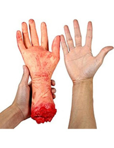 Accesorios de Halloween Mano Severada Realista AOBOR 35cm 2
