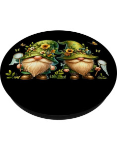 PopSockets PopGrip Estándar Gnomos de Primavera con Mariposas 2