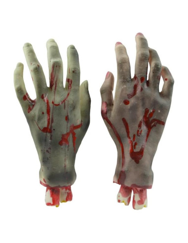 Manos Falsas Decapitadas Halloween Hosfairy 21cm Realistas