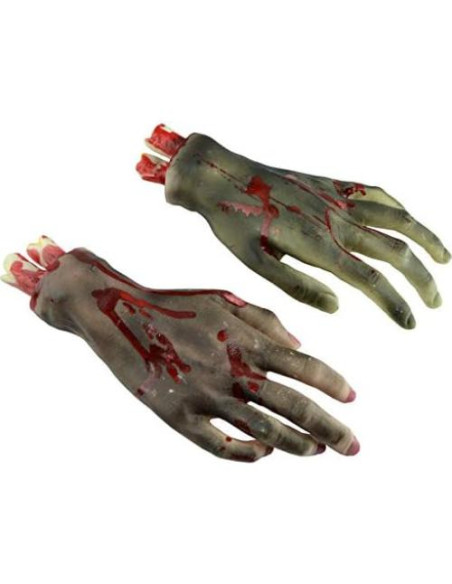Manos Falsas Decapitadas Halloween Hosfairy 21cm Realistas