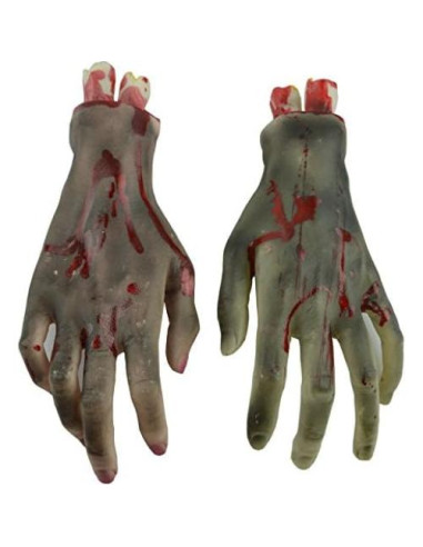 Manos Falsas Decapitadas Halloween Hosfairy 21cm Realistas