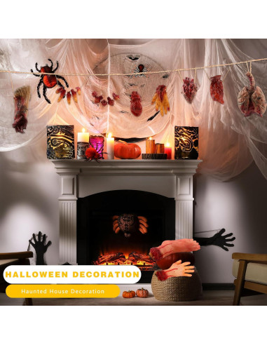 Paquete de 10 Partes del Cuerpo Falsas Halloween SGBETTER