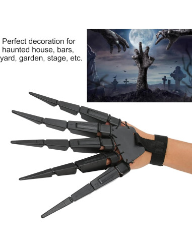 Dedos Articulados de Halloween Pongnas - Mano Izquierda Flexible