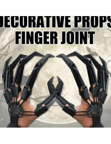 Dedos Articulados de Halloween Pongnas - Mano Izquierda Flexible