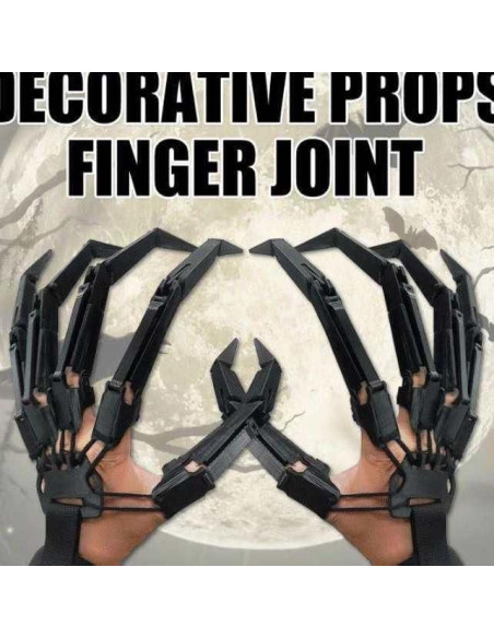 Dedos Articulados de Halloween Pongnas - Mano Izquierda Flexible