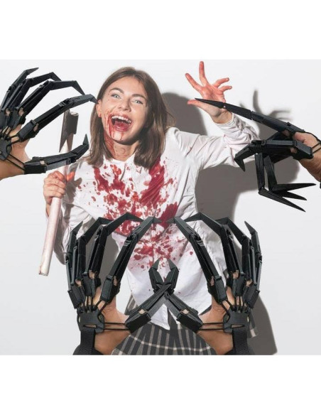 Dedos Articulados de Halloween Pongnas - Mano Izquierda Flexible