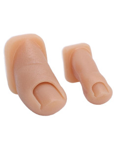 Dedos de Práctica de Uñas de Silicona Asixxsix - Número 2