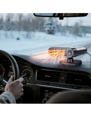 Calefactor de Coche Hcalory 12V 150W 2 en 1 Calor y Frío