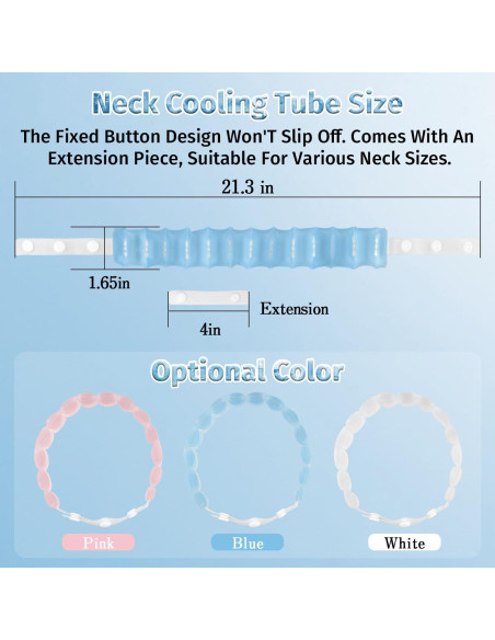 Tubo Refrigerante de Cuello MOSOKI Blanco Reutilizable 100g