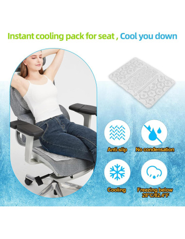 Paquete de Hielo PCM Reutilizable 40.6x30 cm Sin Condensación