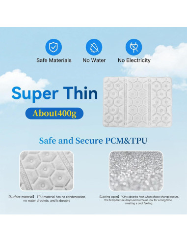 Paquete de Hielo PCM Reutilizable 40.6x30 cm Sin Condensación