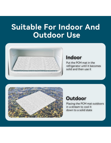 Paquete de Hielo PCM Reutilizable 40.6x30 cm Sin Condensación