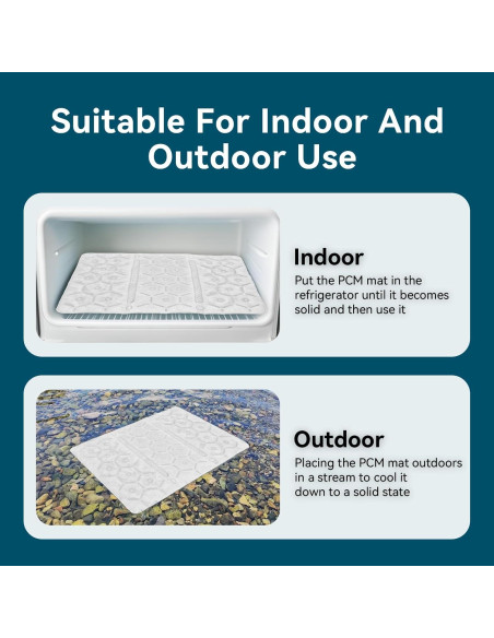 Paquete de Hielo PCM Reutilizable 40.6x30 cm Sin Condensación