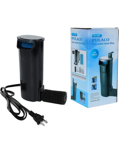 Filtro Interno PULACO para Acuario 75.71L, Silencioso y Eficiente