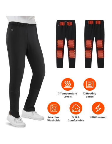 Pantalones Calentados Unisex iMounTEK 12 Zonas 3 Niveles