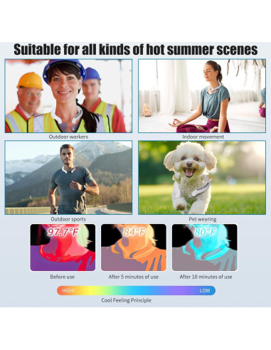 2Pack Tubos de Enfriamiento para el Cuello TAVRIX - Reutilizables