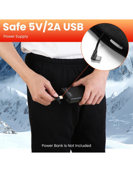 Pantalones Calentados Unisex iMounTEK 12 Zonas 3 Niveles