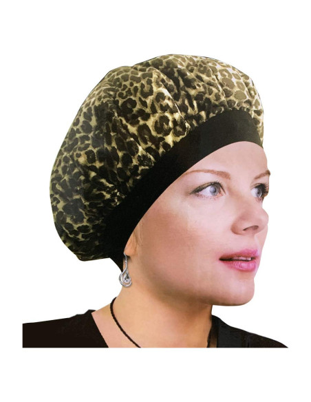 Gorro Térmico Acondicionador Differeye Leopardo 21x17cm